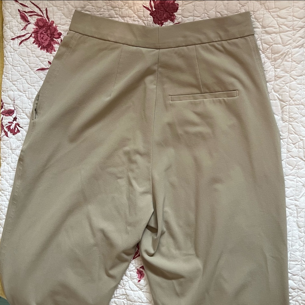 Djerf Avenue Cream Straight Leg Pants - Picture 7 of 8